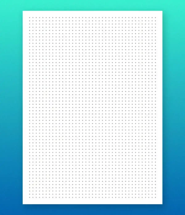 5x5mm-Cross-Grid-A4