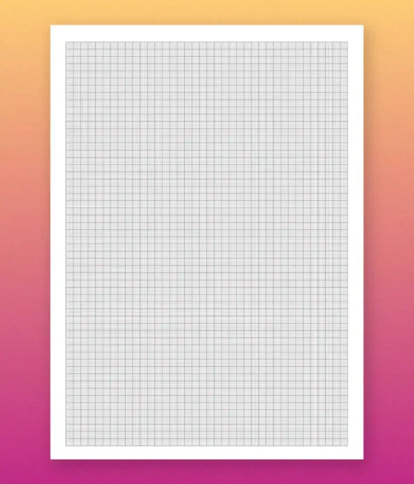 5x5mm-Graph-Grid-A4