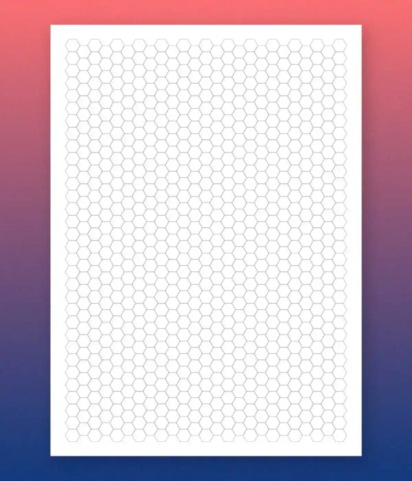 5x5mm-Hexagonal-V1-Grid-A4