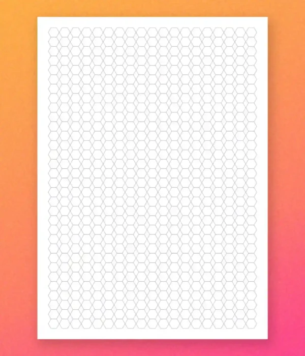 5x5mm-Hexagonal-V2-Grid-A4