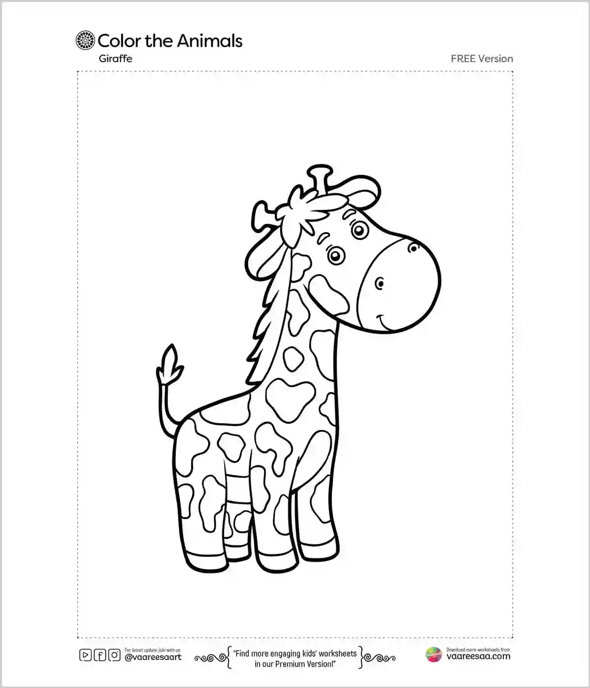 Color the Giraffe