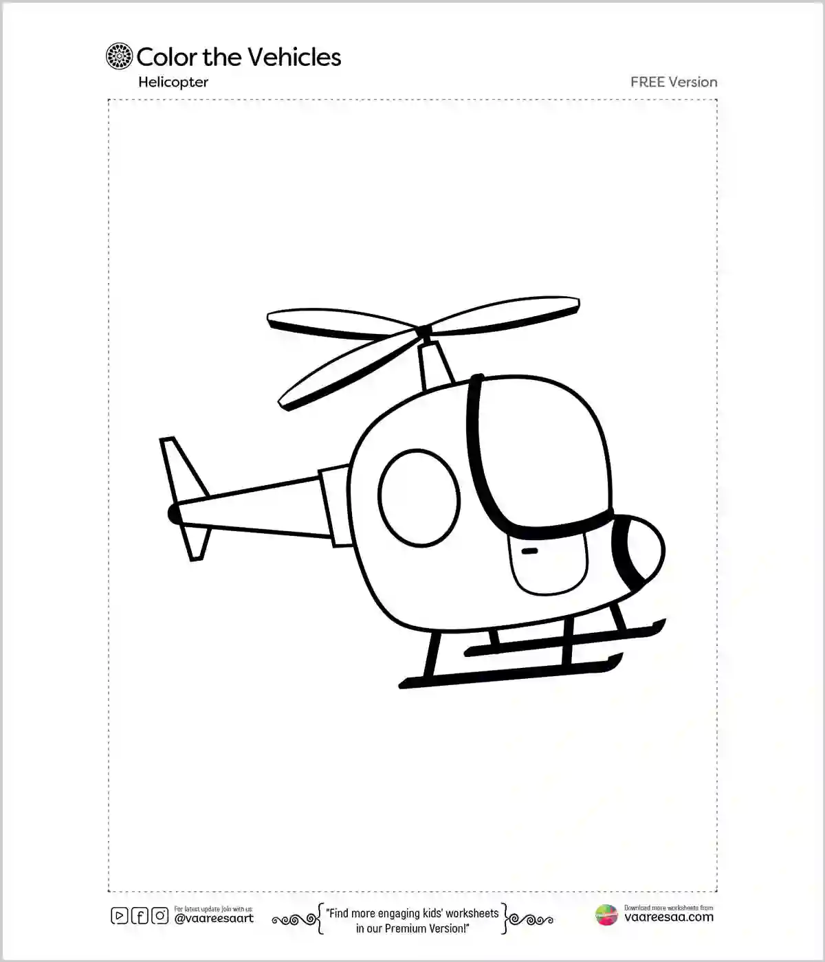 Color the Helicopter