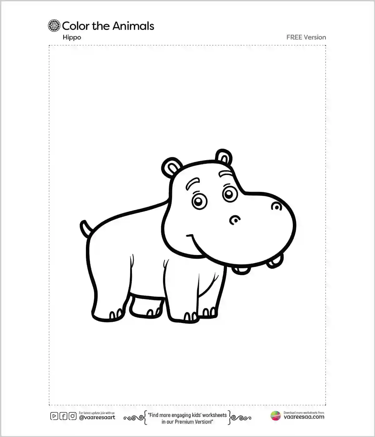 Color the Hippo
