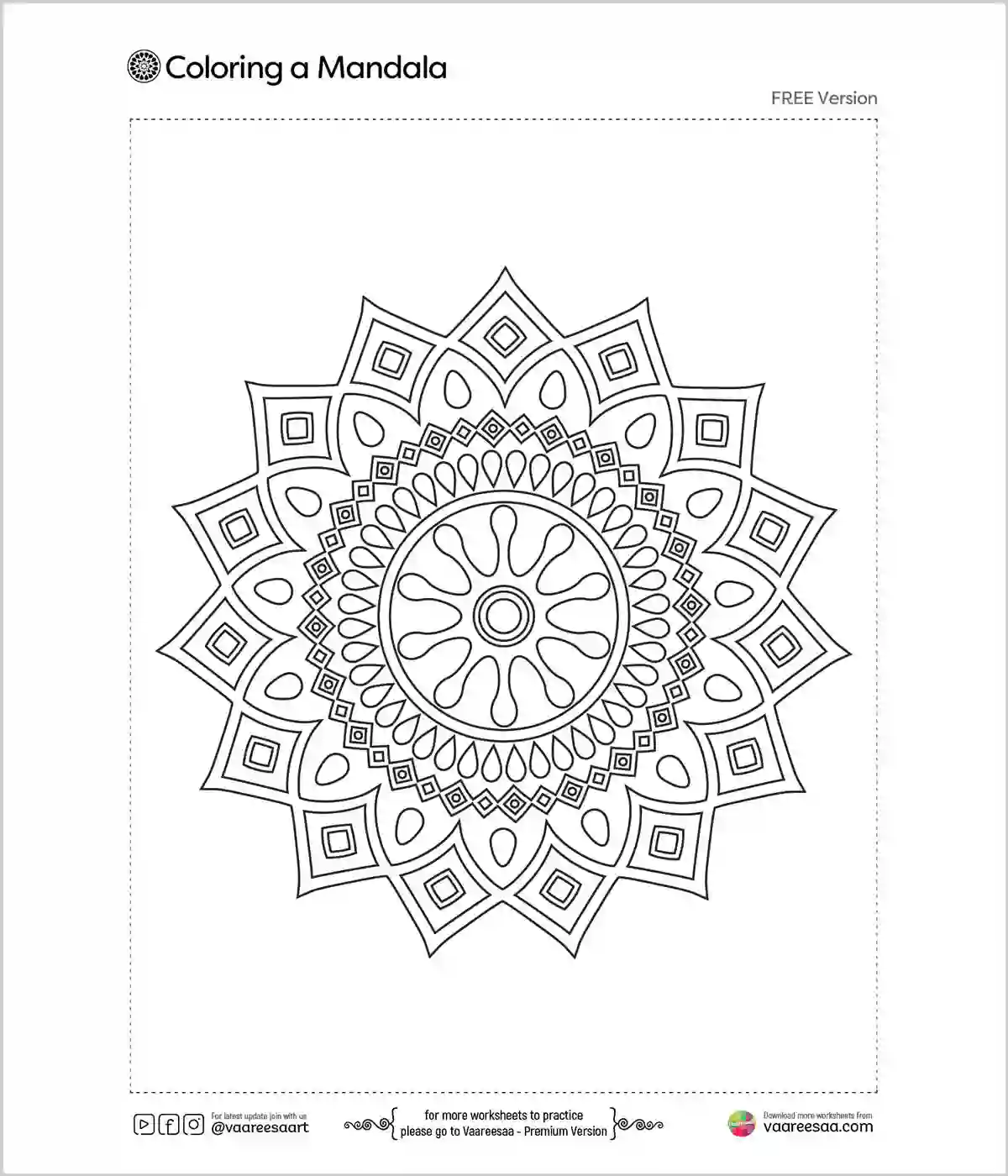 Coloring Mandala 1