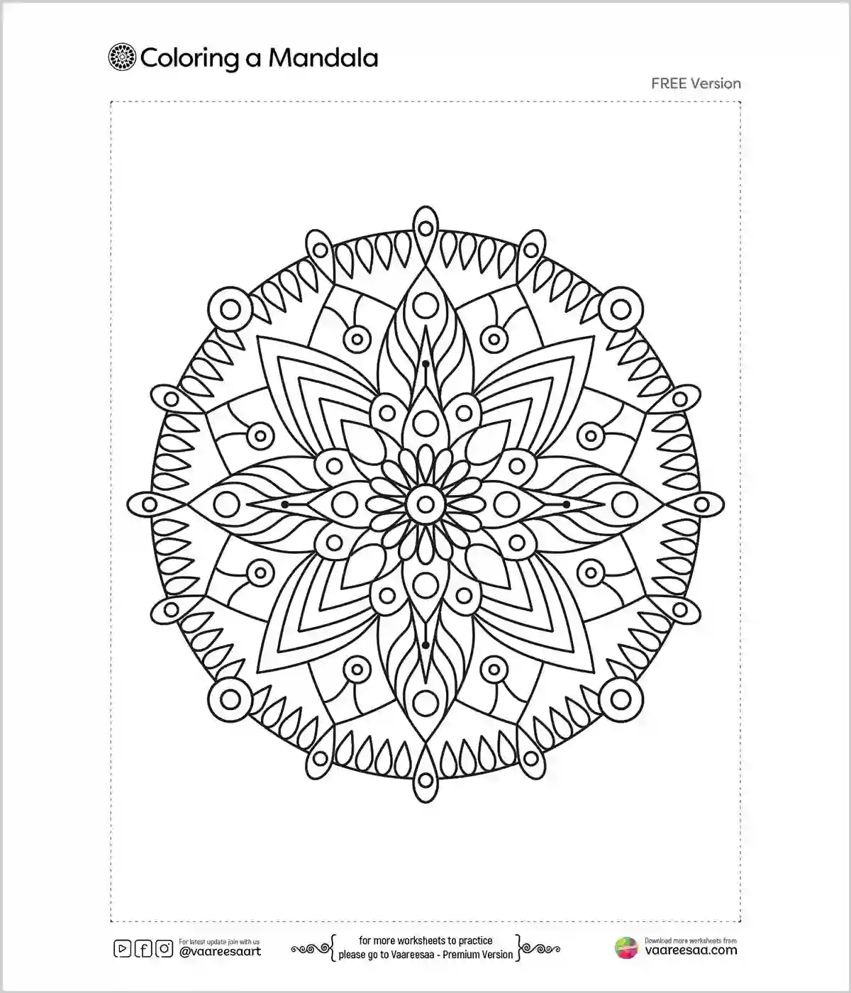 Coloring Mandala 12