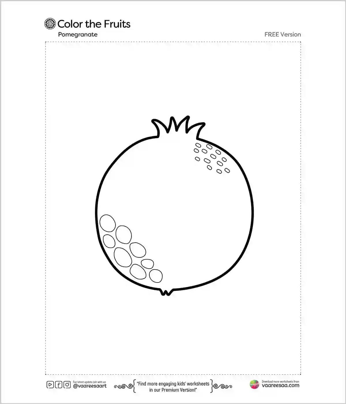 Color the Pomegranate