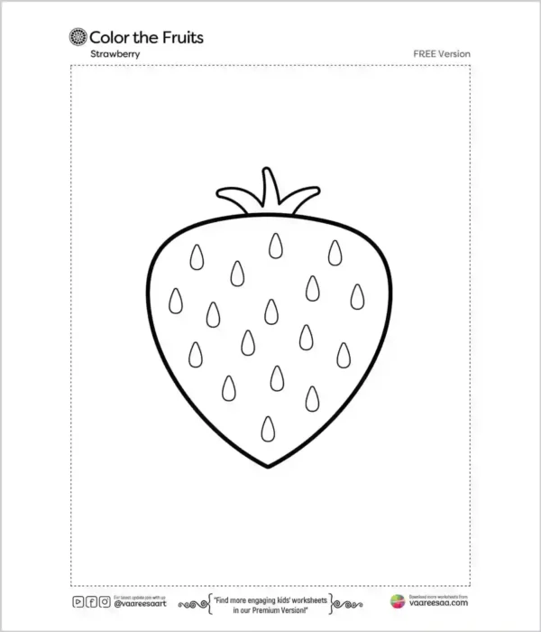 Coloring-Strawberry