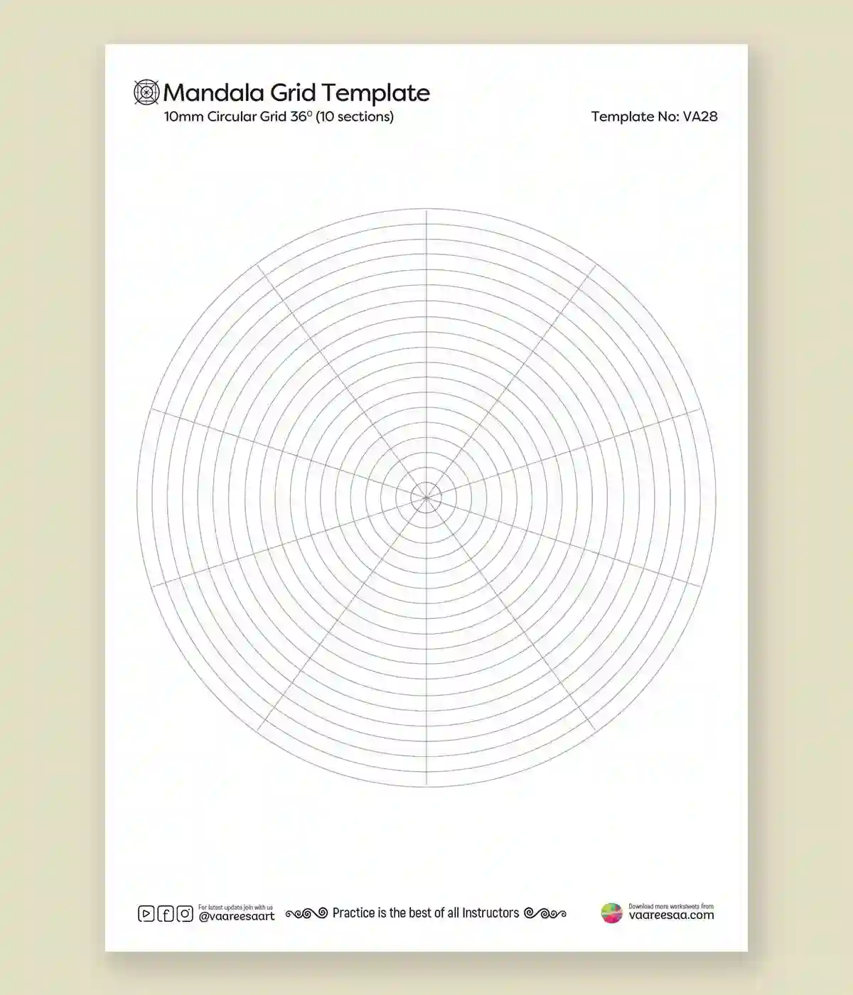 Mandala-10mm-Circular-Grid-36D-10-Sections