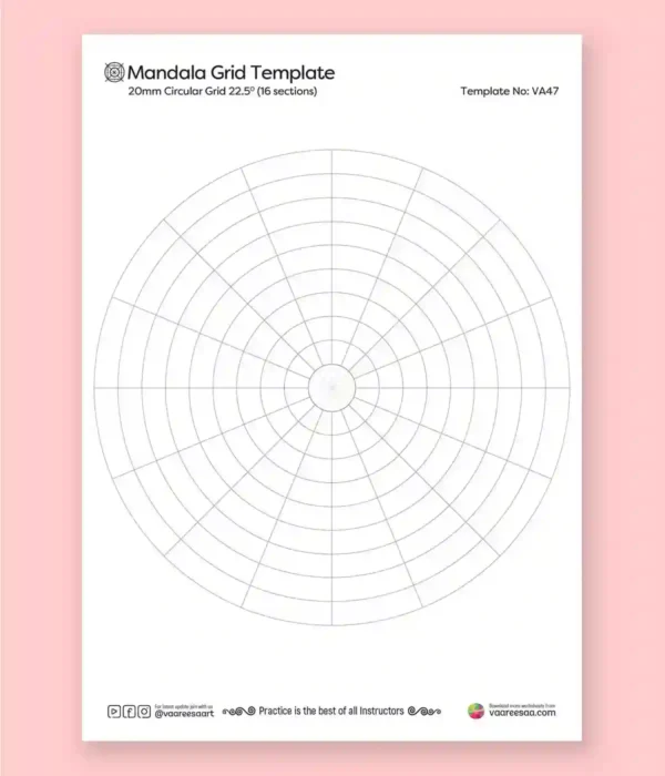 Mandala-20mm-Circular-Grid-22.5D-16-Sections