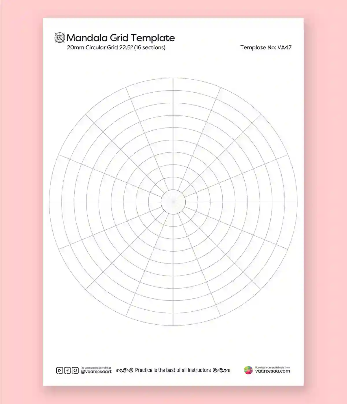 Mandala-20mm-Circular-Grid-22.5D-16-Sections